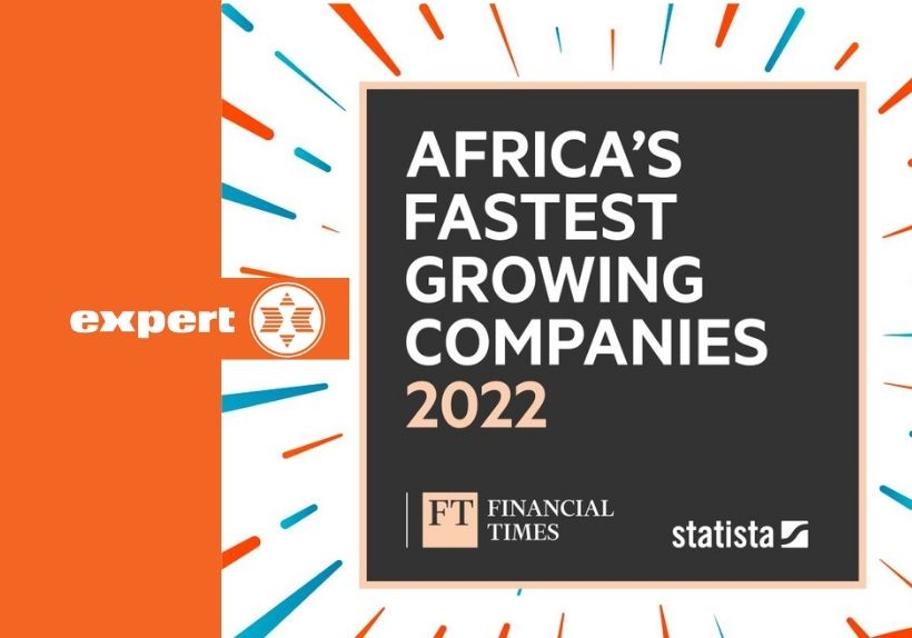 Expert Stores South Africa ranked 16th in Financial Times 2022